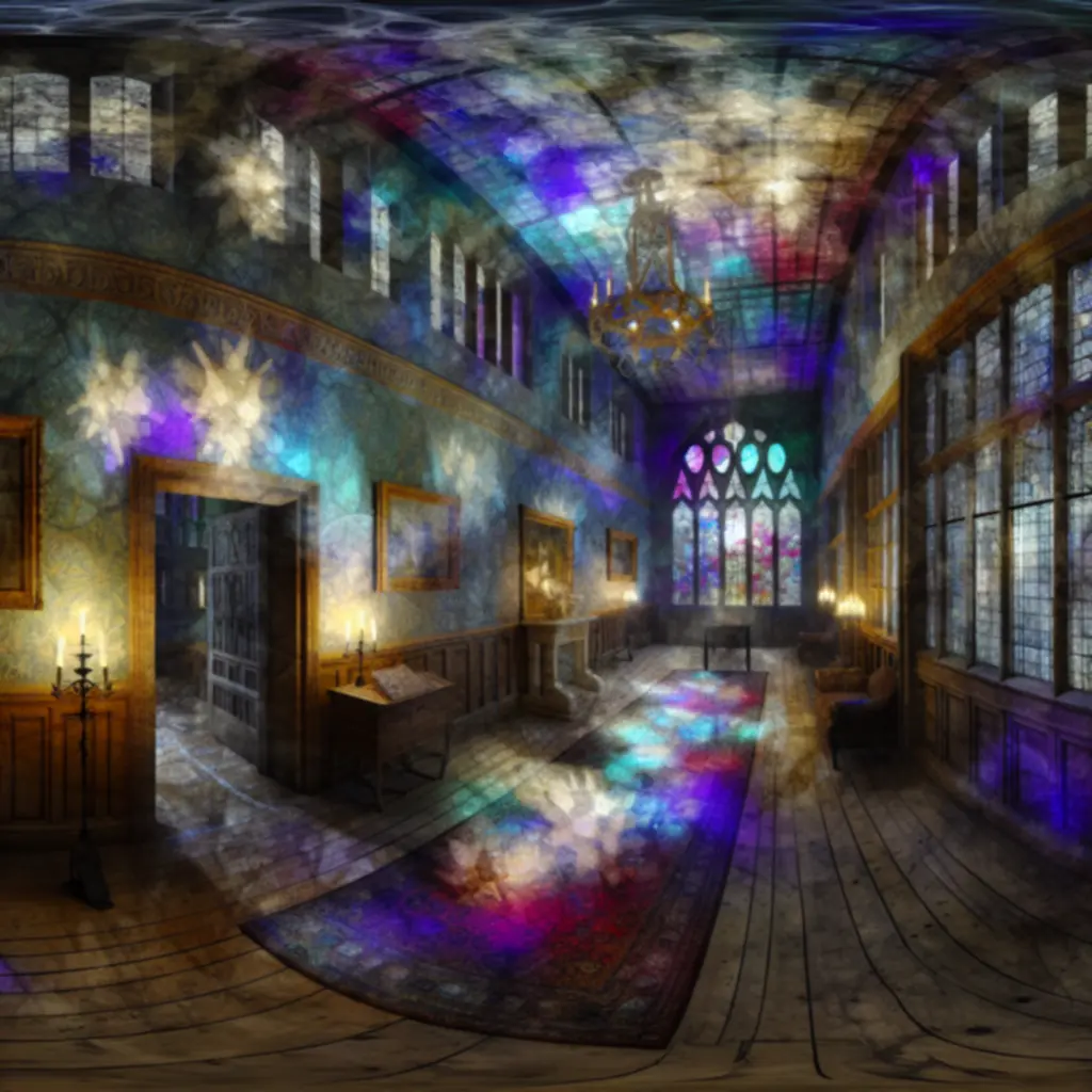 Mroczne wnętrze nawiedzonej posiadłości – atmosfera Cursed Manor
